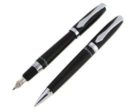Ручка шариковая "Platignum"№5 черная в футляре